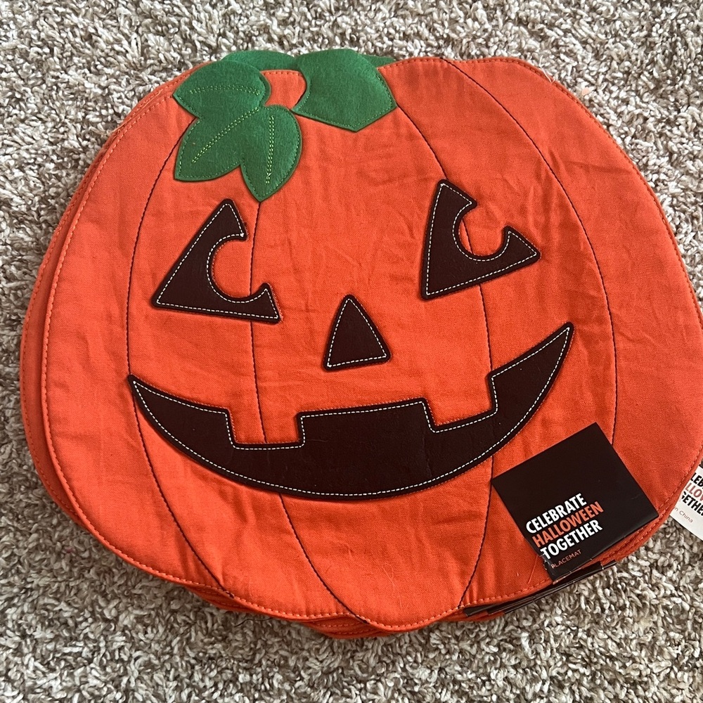 Rachel Ashwell The Farmhouse Halloween Orange Placemat